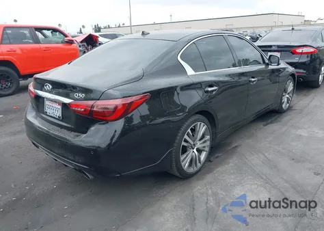 2021 Infiniti Q50 Sensory from USA, damaged, VIN JN1EV7CPXMM704717